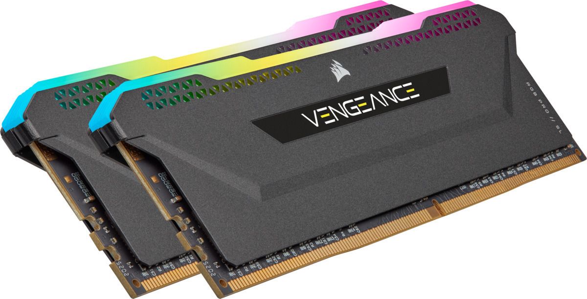 CORSAIR Vengeance RGB Pro SL 16GB DDR4 3200MHz Unbuffered 16-20-20-38 black Heatspreader DIMM